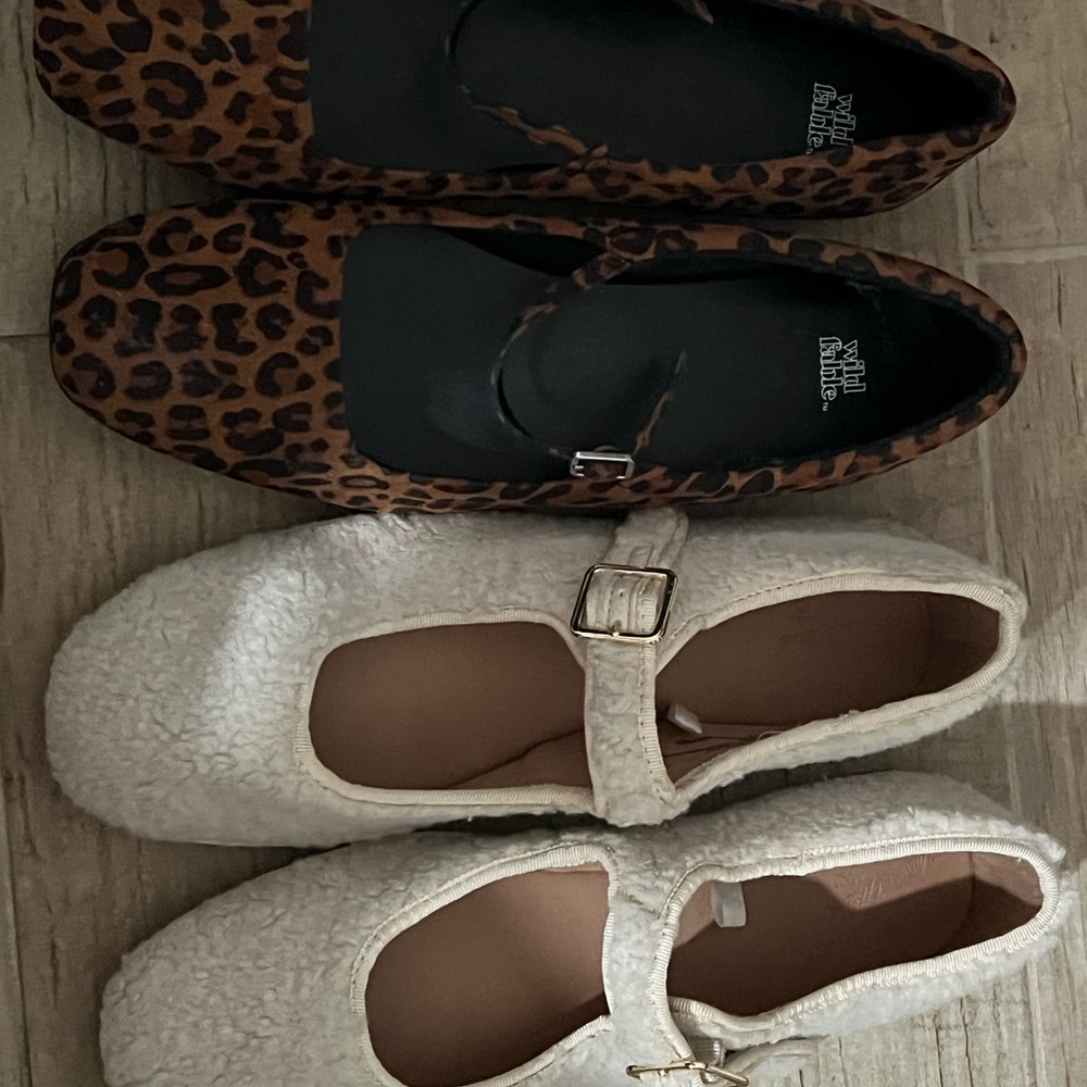 Mary Jane cheetah flats